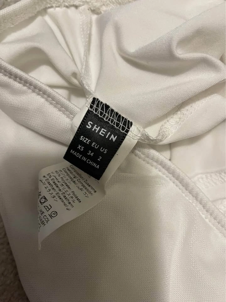 SHEIN White Skirt Size XS - photo 2