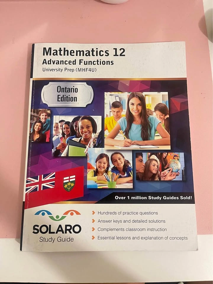 Mathematics 12 Advanced Functions University Prep (MHF4U) STUDY