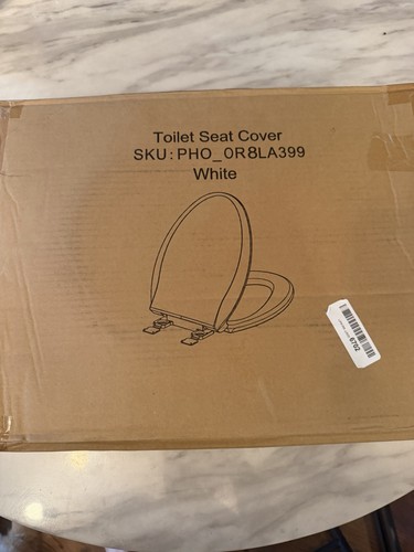 Homfan Durable Elongated Toilet Seat New - photo 2