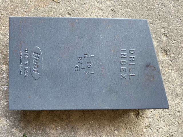 Huot Drill Index 1/16 to 1/2 - photo 3