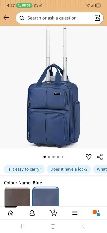 Hanke Personal Item Suitcase - photo 2