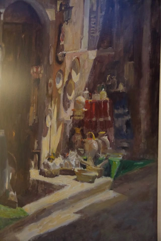 Leonard Wren “Treasures of Valbonne” - Large Framed Canvas Art - photo 2