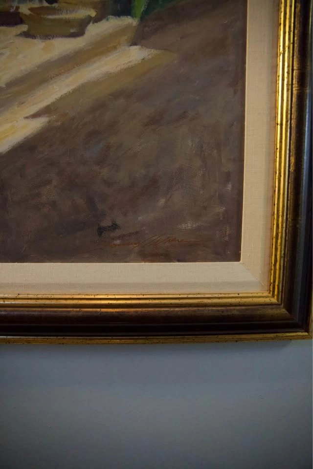 Leonard Wren “Treasures of Valbonne” - Large Framed Canvas Art - photo 4