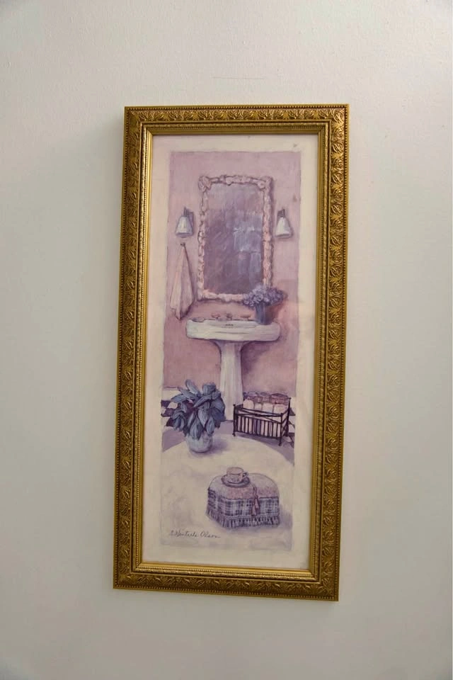 C. Winterle Olson “Lavender Bath II” - Framed Art Print