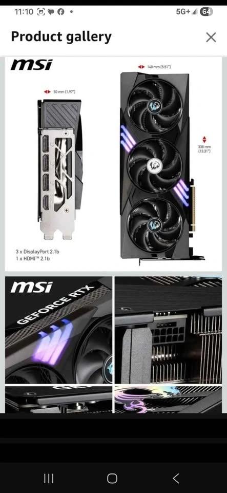 MSI GeForce RTX 5070 12G Gaming Trio OC - photo 2