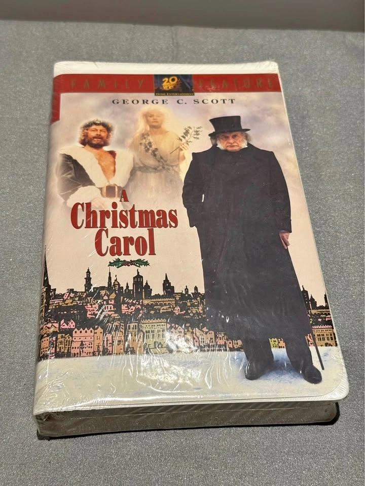 A Christmas Carol VHS George C. Scott 20th Century Fox