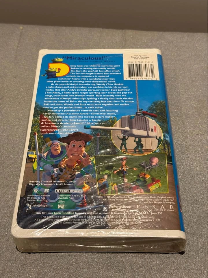 Disney Pixar Toy Story VHS - photo 2