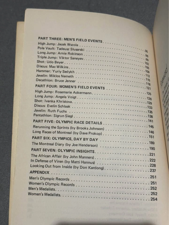 1976 Olympic Games: A Close Up Look at the Track and Field Event - photo 4