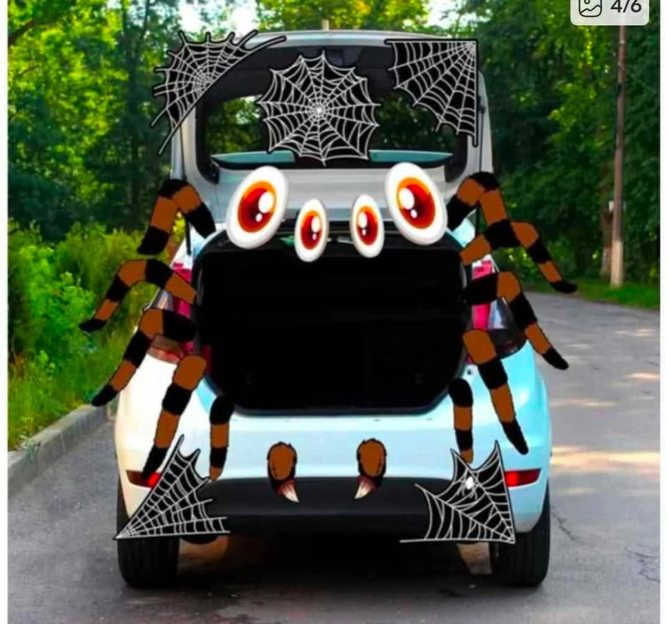 New Spider car trunk Halloween decor kit - photo 4