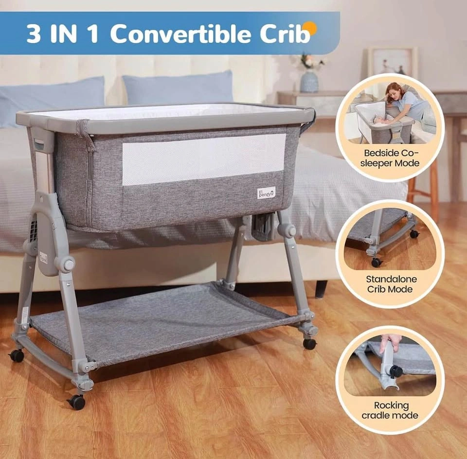 li'l pengyu bedside bassinet - Brand New - photo 3