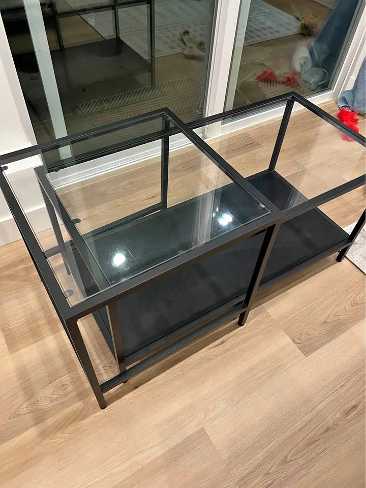IKEA VITTSJÖ Nesting Coffee Tables – Set of 2 – $25
