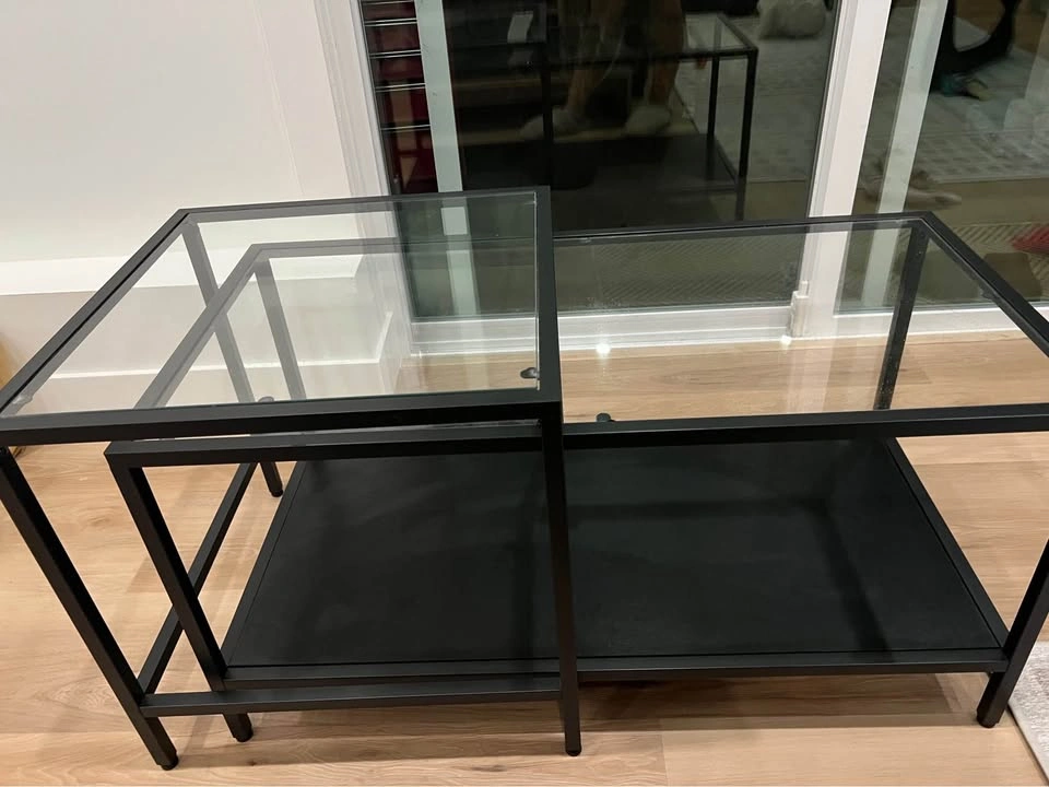 IKEA VITTSJÖ Nesting Coffee Tables – Set of 2 – $25 - photo 2