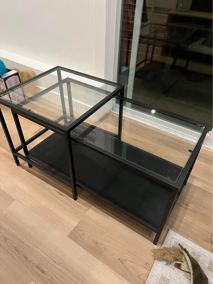 IKEA VITTSJÖ Nesting Coffee Tables – Set of 2 – $25 - photo 4