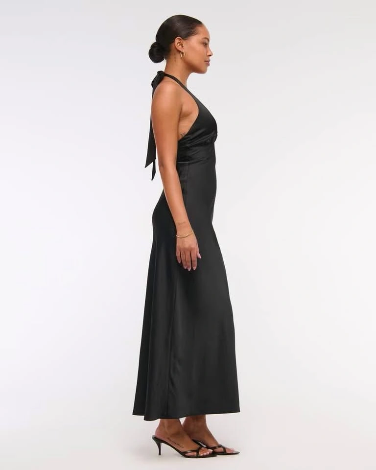 The A&F Julia Slip Halter Maxi Dress - photo 2