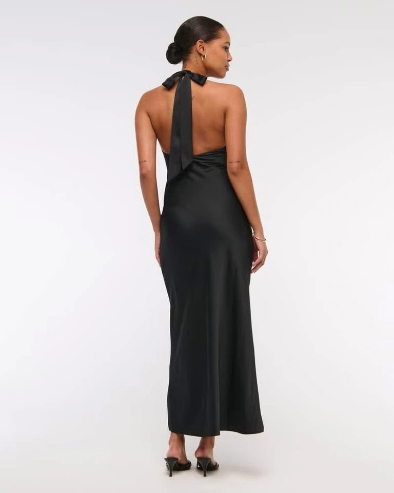 The A&F Julia Slip Halter Maxi Dress - photo 3