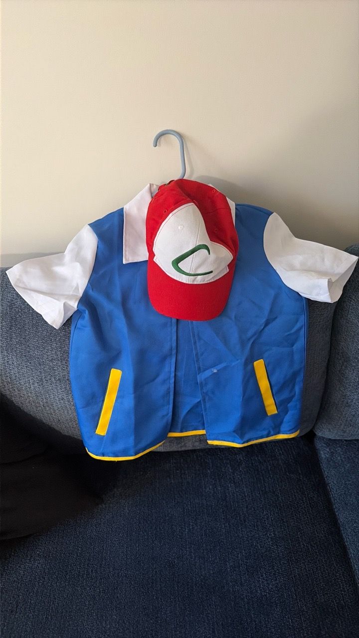 Kids Ash Catchem Pokemon costume