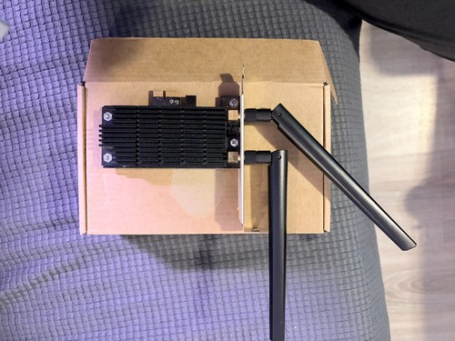 TP-Link Archer T6E PCIe Card with Upgraded Antennas