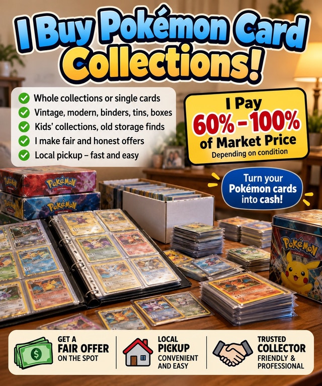 BUYING CARD COLLECTIONS TOP DOLLAR PAID