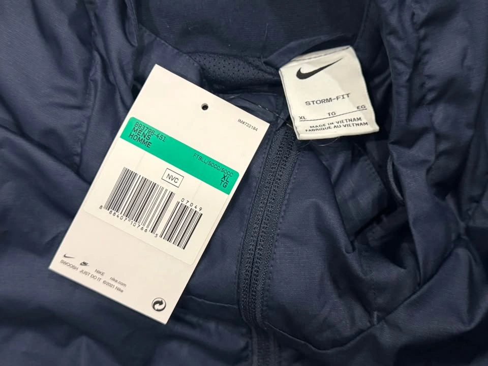 Men’s NIKE Academy 18 Rain Jacket XL NAVY BLUE Windbreaker - photo 4