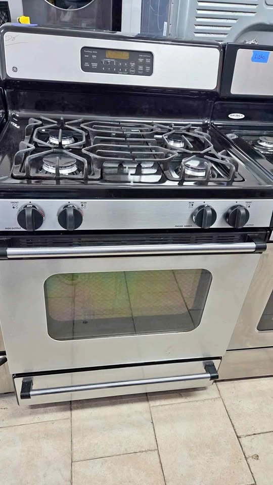 Ge 4 burner stainless steel