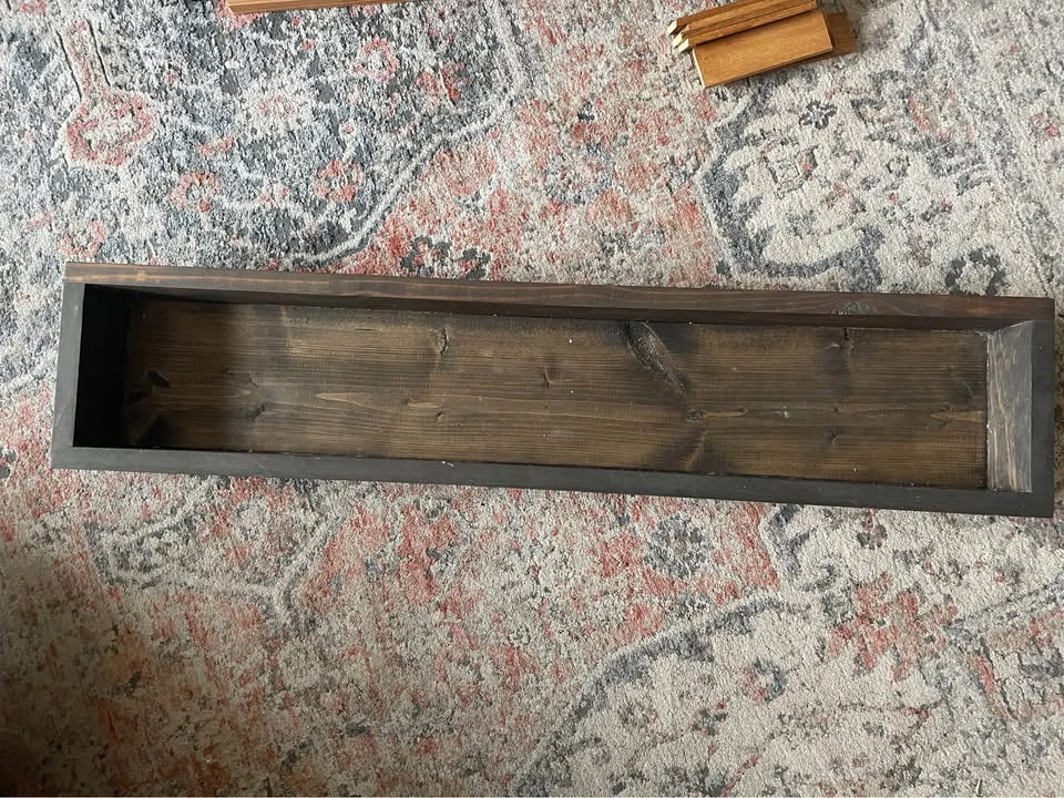 Wooden table or mantle box - photo 2