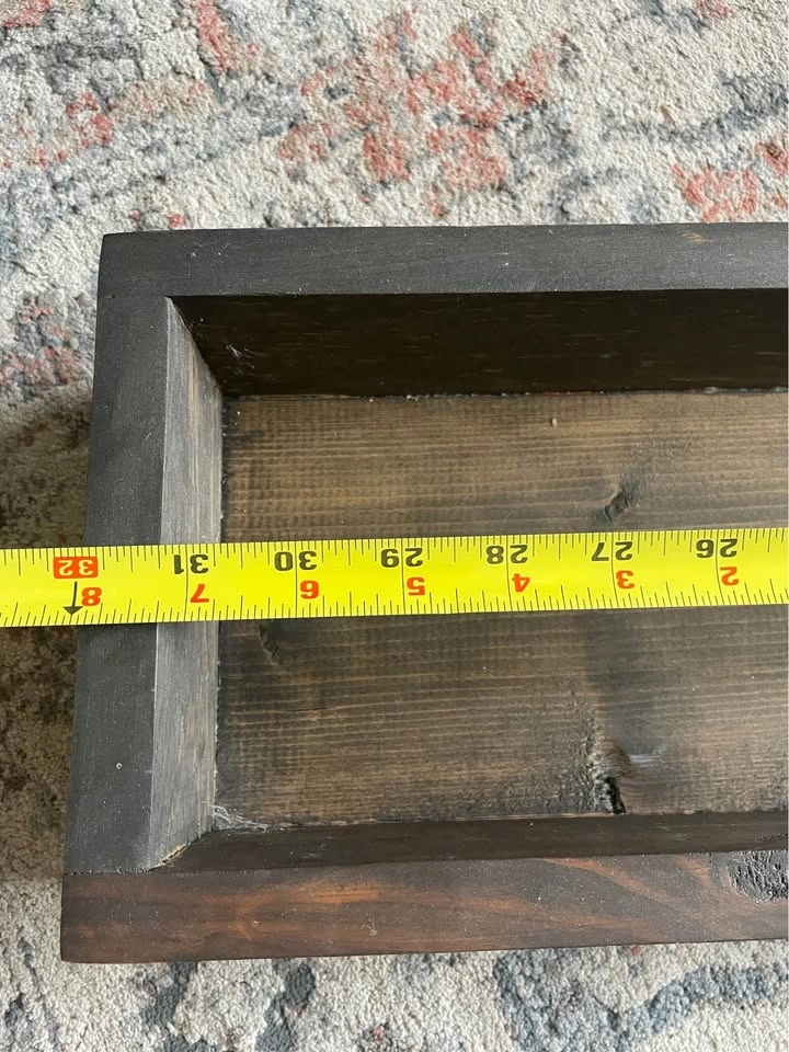 Wooden table or mantle box - photo 3