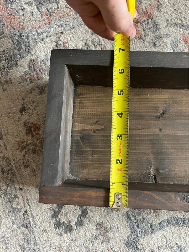 Wooden table or mantle box - photo 4
