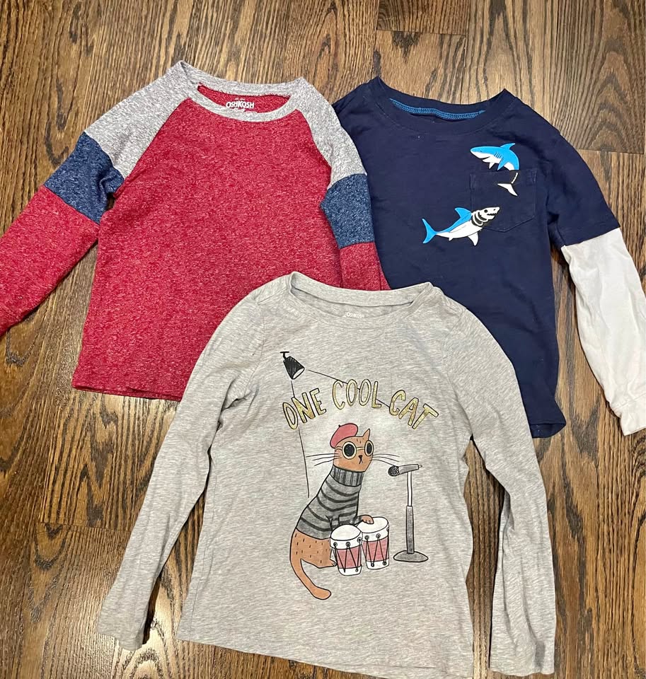 Long Sleeved 4T/5T shirts