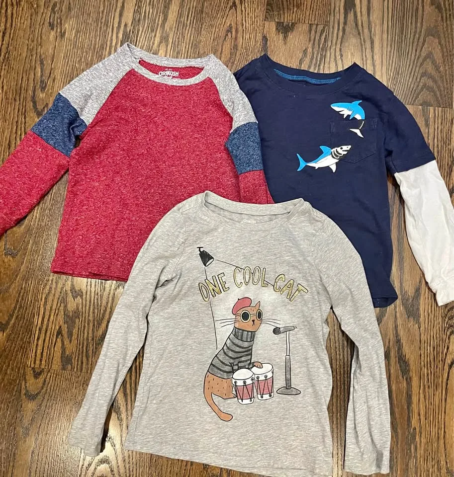 Long Sleeved 4T/5T shirts thumbnail