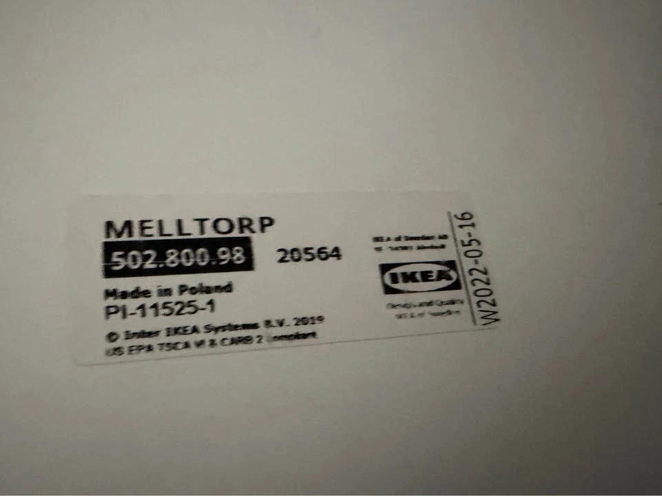 IKEA metal MELLTORP Table (barely used) - photo 2