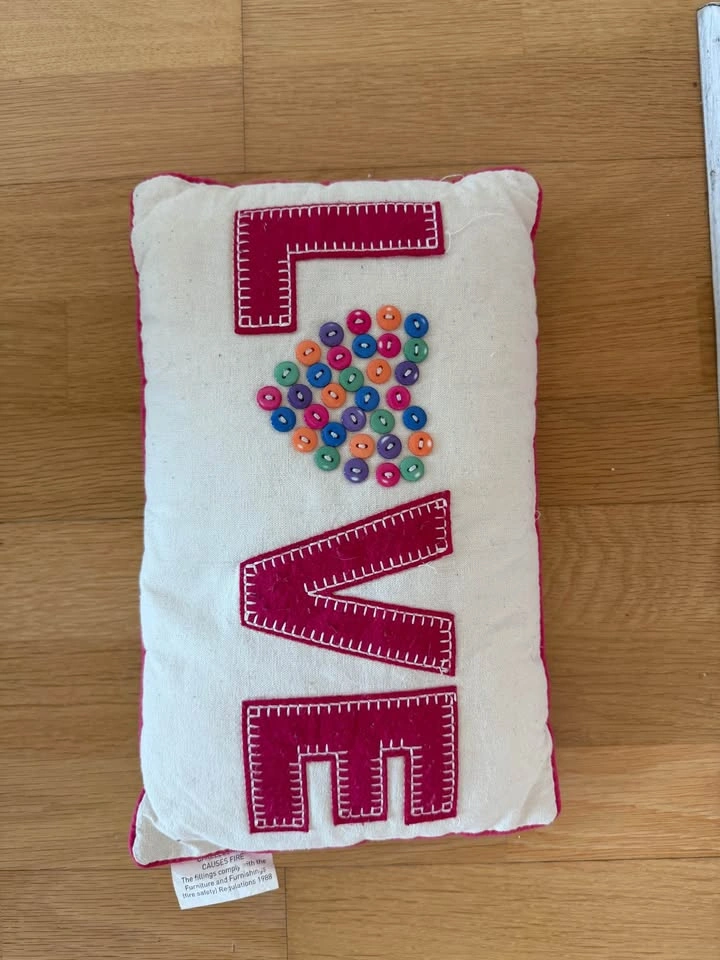 "LOVE" Decorative Throw Pillow - photo 3