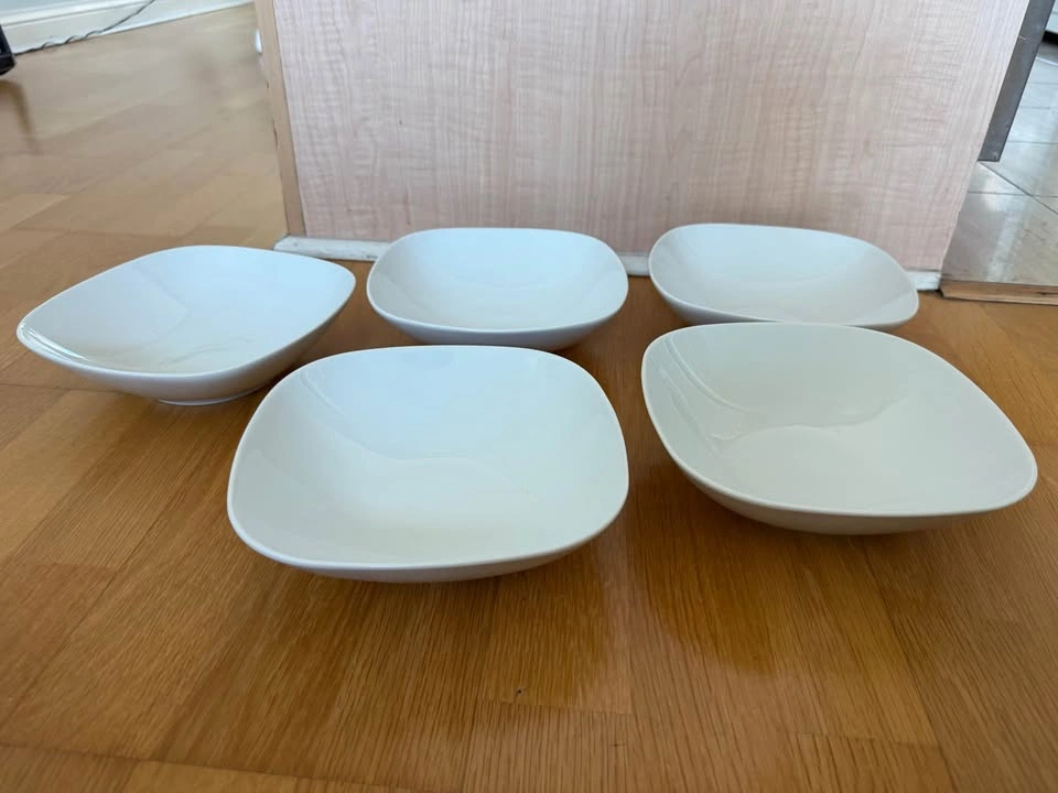 IKEA White Dinnerware Set – Plates, Bowls & Glasses - photo 2