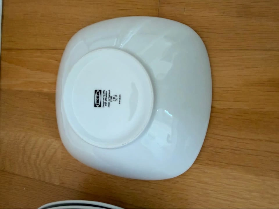 IKEA White Dinnerware Set – Plates, Bowls & Glasses - photo 3