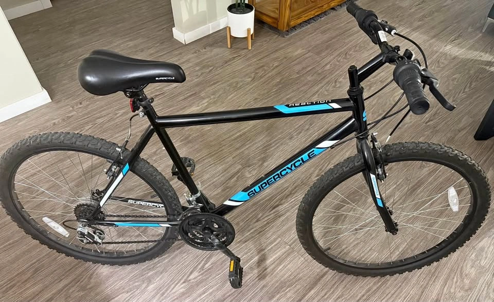 Supercycle Reaction Hardtail Mountain Bike, 26-in, Black