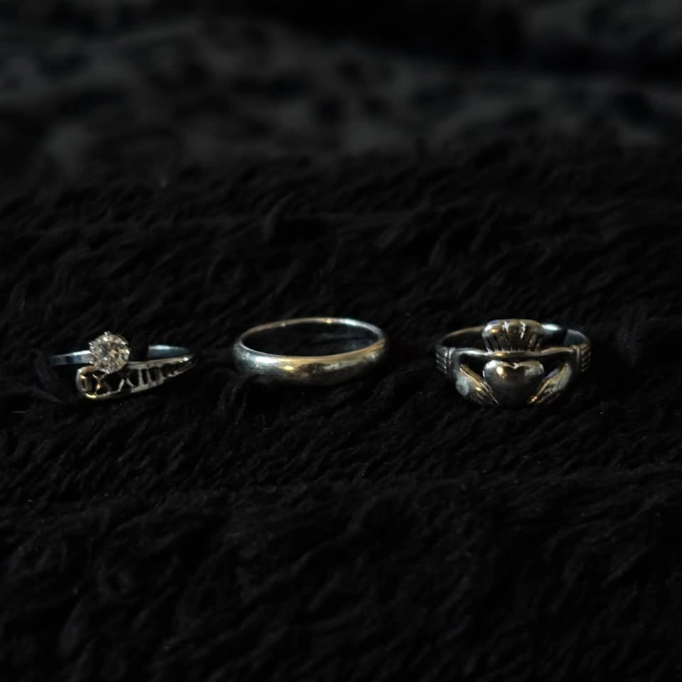 Silver rings set (x3) ! - photo 2