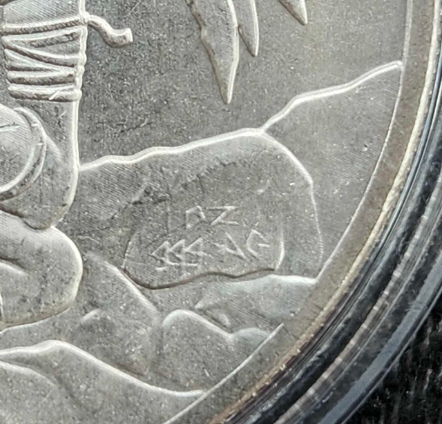 Silver 'Disk of Death' Aztec 1oz Coin / Round - photo 3