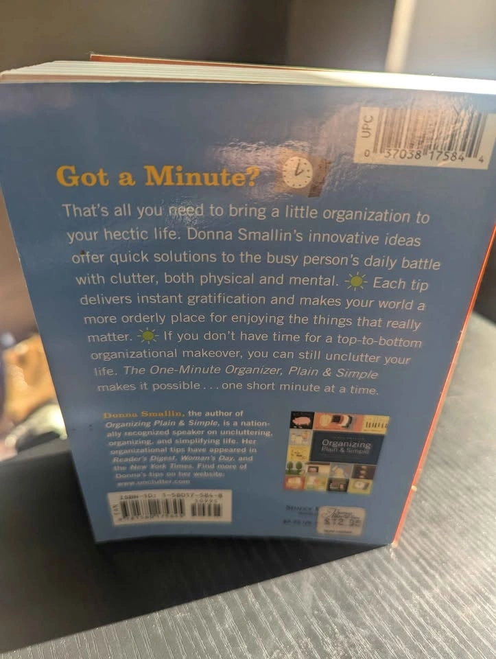 The One-Minute Organizer Plain & Simple by Donna Smallin – Paper - photo 2