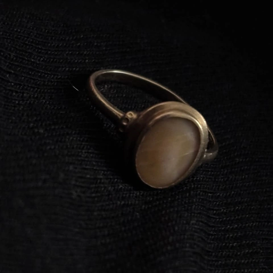 10k Gold Yellow Calcite Ring - photo 5