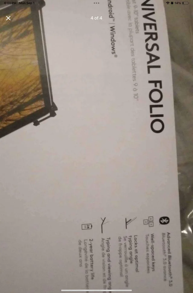 Logitech Tablet accessory folio with keyboard image indicator(4)