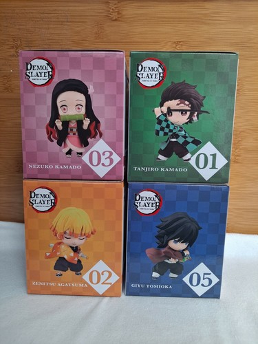 Demon Slayer Kimetsu No Yaiba Chibi Masters Figure Set of 4 - photo 2