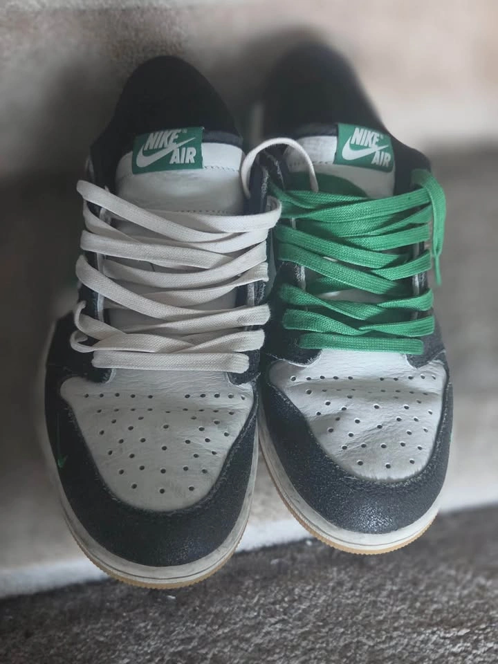 Jordan 1 Phantom pine green 1s size 8 - photo 4