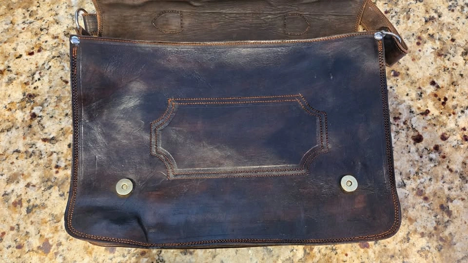 Leather Bag from Chiapas, Mexico - photo 3