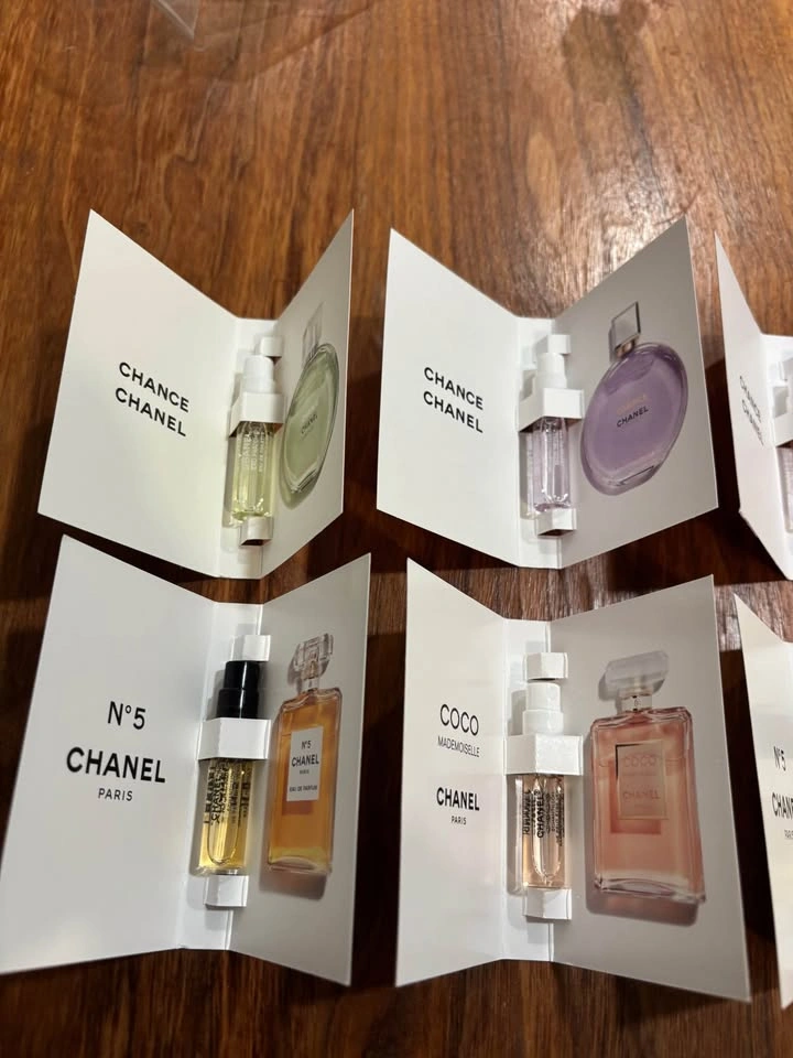 Chanel Perfume Sample Set - Chance, No. 5, Coco Mademoiselle - photo 3