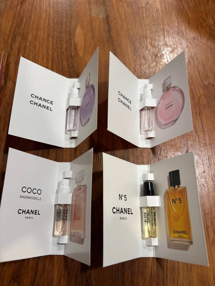 Chanel Perfume Sample Set - Chance, No. 5, Coco Mademoiselle - photo 4