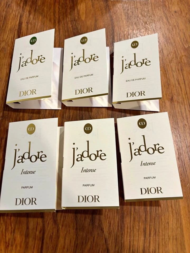 Dior J'adore Edp & Intense Perfume Sample Set for women 1ml*6
