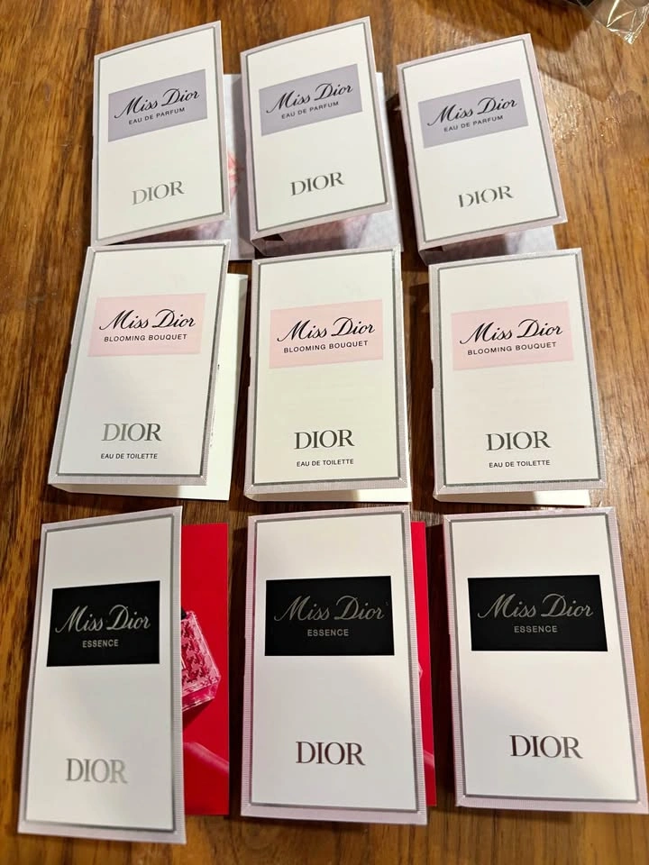 Miss Dior perfume Sample Set for women 1ml*9=9ml