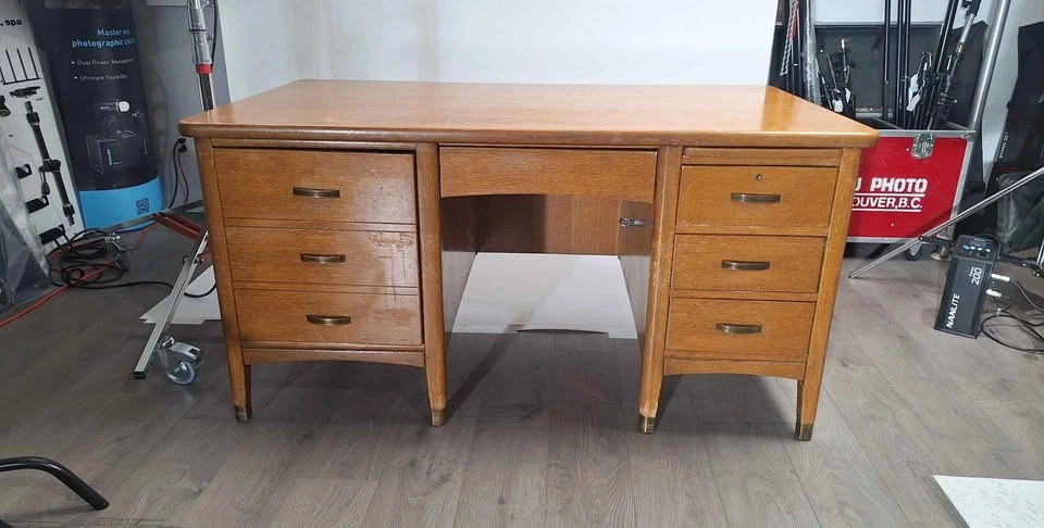 Classic Solid oak Office desk - photo 5