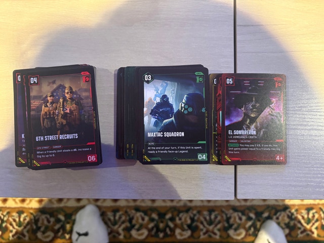Cyberpunk 2077 Gangs of Night City Card Game Lot