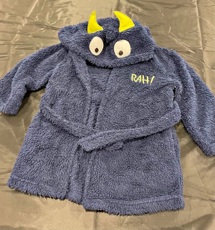 2T Dino Robe/Housecoat