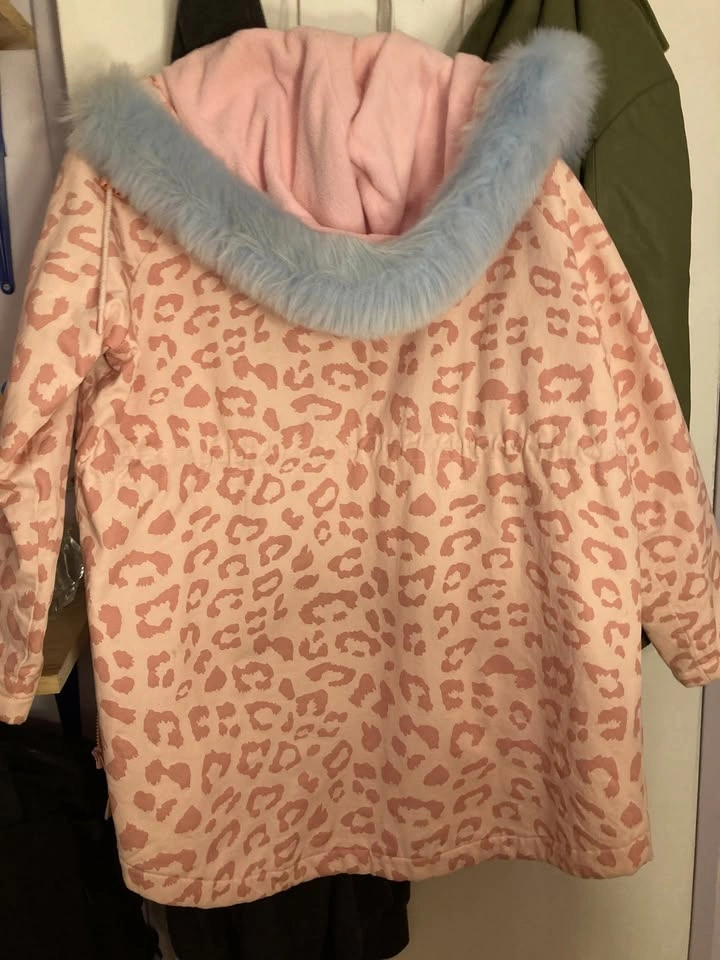 Lazy Oaf Bukimi Pink Leopard Parka - photo 3